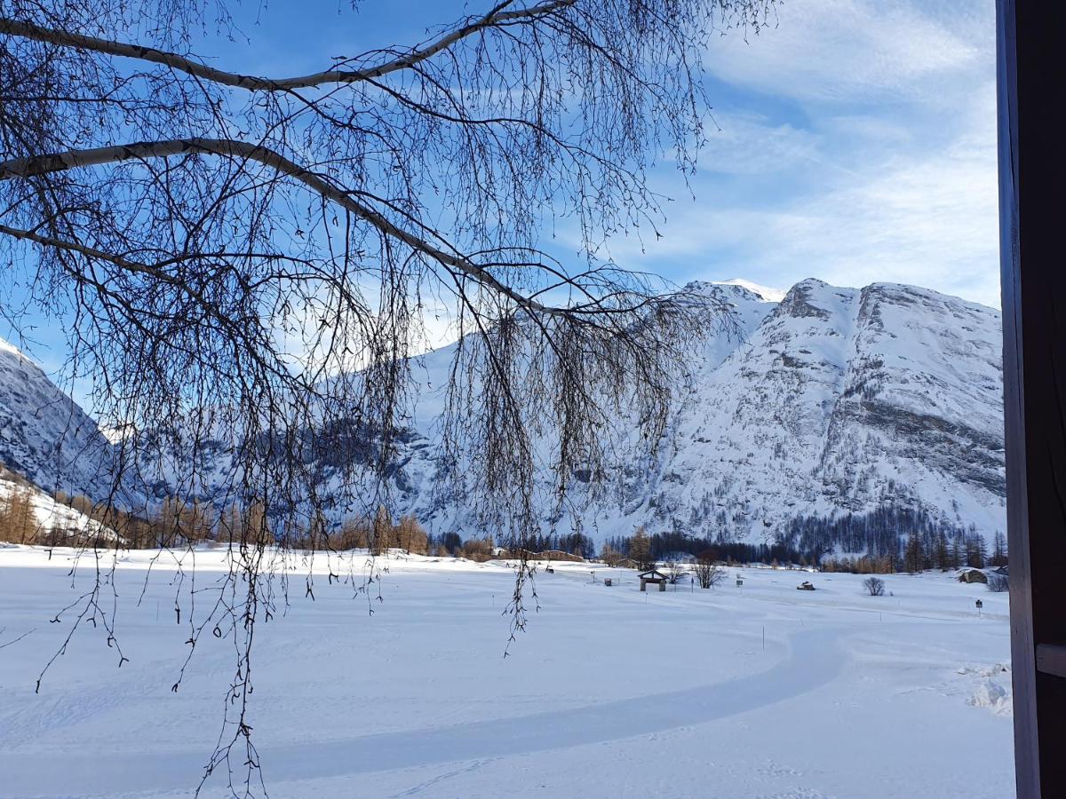 Parenthese A La Montagne Lägenhet Bessans Exteriör bild